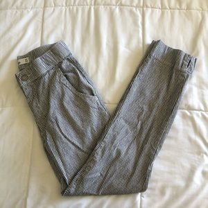 HOLLISTER B & W Striped Pants